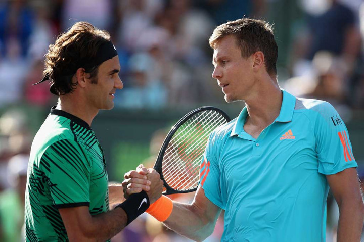 Federer harus mengeluarkan semua kemampuan dan pengalamannya untuk menang 6-2, 3-6, 7-6(6) atas petenis Ceko tersebut.