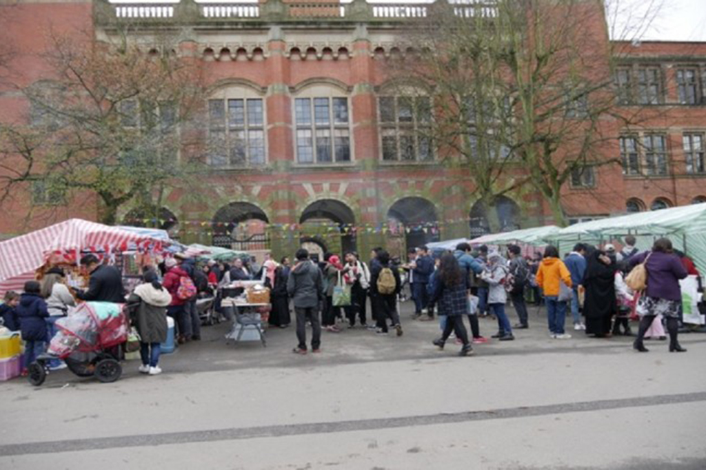 Ratusan warga Indonesia di Inggris menghadiri Nusasvara Project di Birmingham, Sabtu (1/4/2017).
