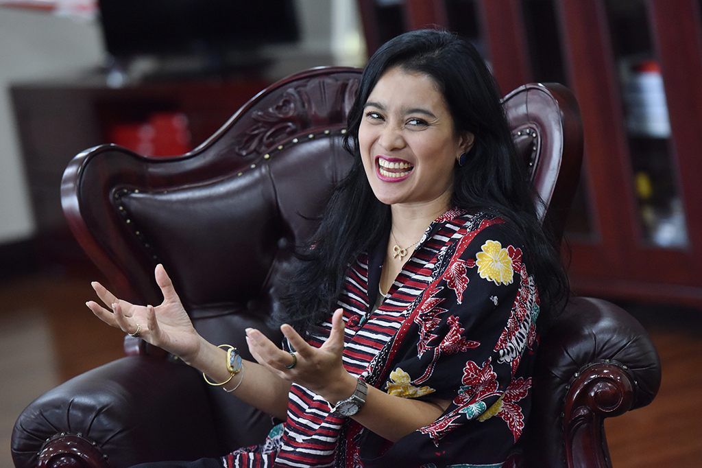 Ketua Umum PARFI 56 Marcella Zalianty melakukan audiensi dengan Ketua MPR Zulkifli Hasan. Mereka membahas rencana kerja sama untuk memajukan perfilman Indonesia.