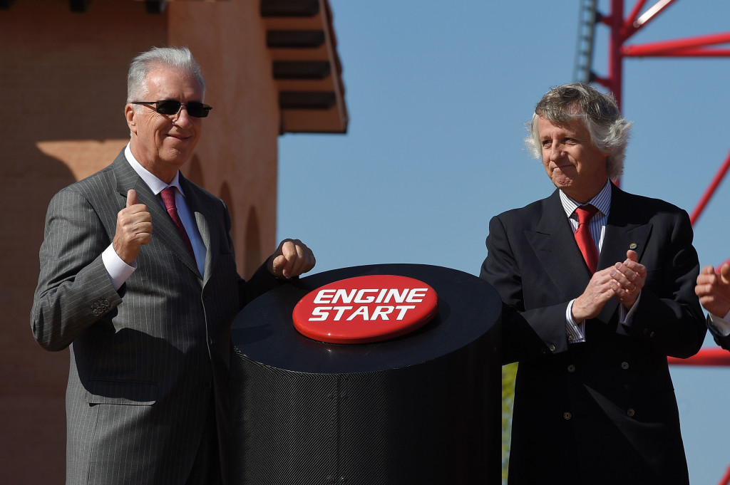 Wahana pemacu adrenalin ini diresmikan penggunaanya oleh Pierro Ferrari, putra alm. Enzo Ferrari.  