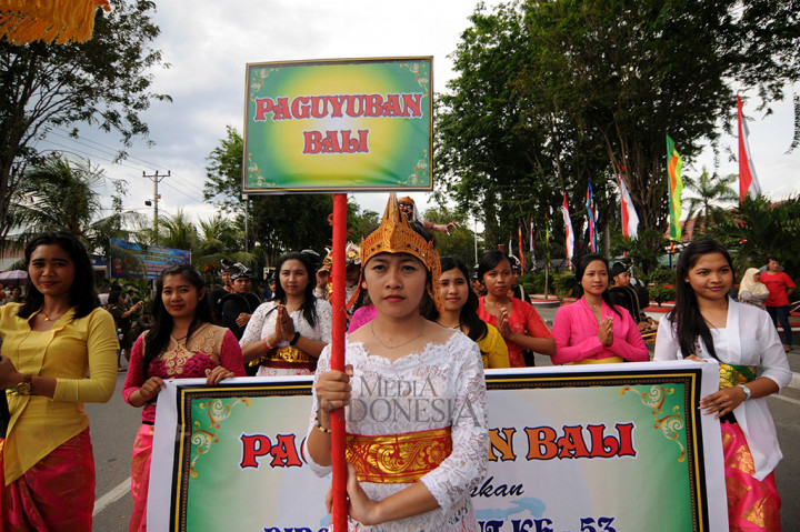 Acara ini diikuti beberapa panguyuban, seperti Bali, Tionghoa, Minang, dan Gorontalo. 