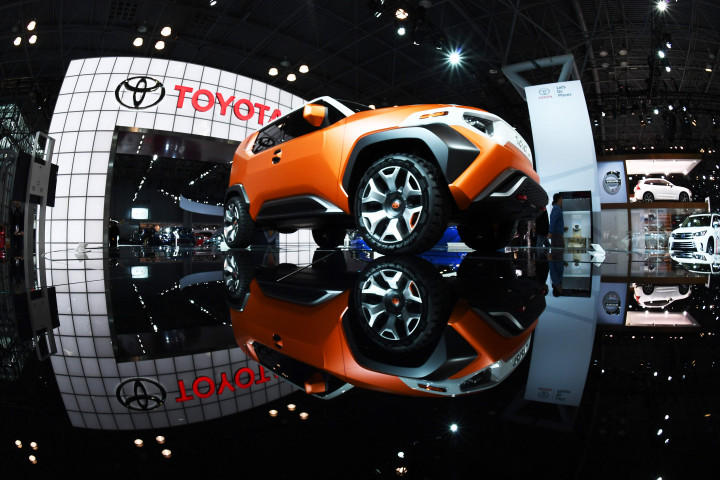 Toyota FT-4X Concept. Purwarupa SUV dengan desain casual yang ditujukan bagi generasi milenial penggemar aktivitas outdoor dan olahraga. AFP PHOTO / Jewel SAMAD