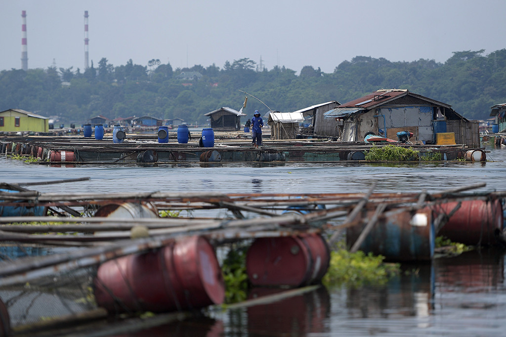 Penertiban dilakukan untuk mengembalikan kualitas air di bendungan.