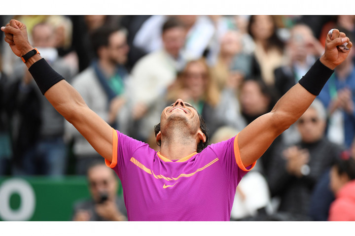 Mantan petenis nomor satu dunia itu hanya menghabiskan waktu sekitar 76 menit untuk memenangi pertandingan final yang berlangsung di Monte Carlo Country Club, Minggu (24/4/2017).