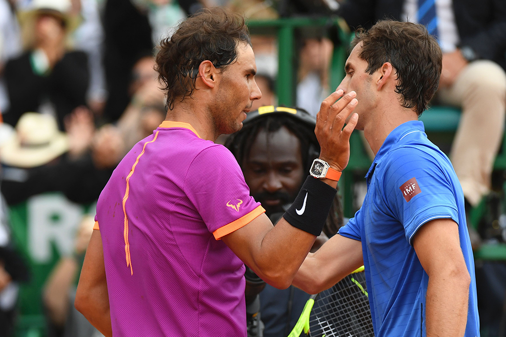 Nadal berhasil mengalahkan rekan senegaranya, Albert Ramos-Vinolas dengan skor 6–1 dan 6–3.