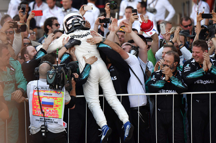 Bottas memastikan podium pertama untuk pertama kali sepanjang karier di GP Rusia.