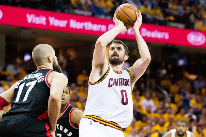 Dan Kevin Love mengemas 18 poin dan 9 rebound untuk Cavaliers.