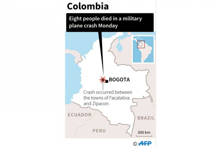 Pesawat turboprop satu mesin Cessna Caravan yang dapat membawa hingga 14 penumpang tersebut dalam misi penerbangan dari Pangkalan Udara Guaymaral di utara Bogota dengan tujuan Tolemaida, daerah pedesaan di sebelah barat daya ibu kota. Belum diketahui penyebab kecelakaan tersebut.