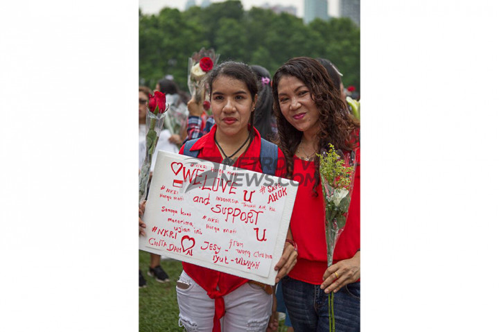 Ratusan WNI di Hong Kong Gelar Aksi Damai