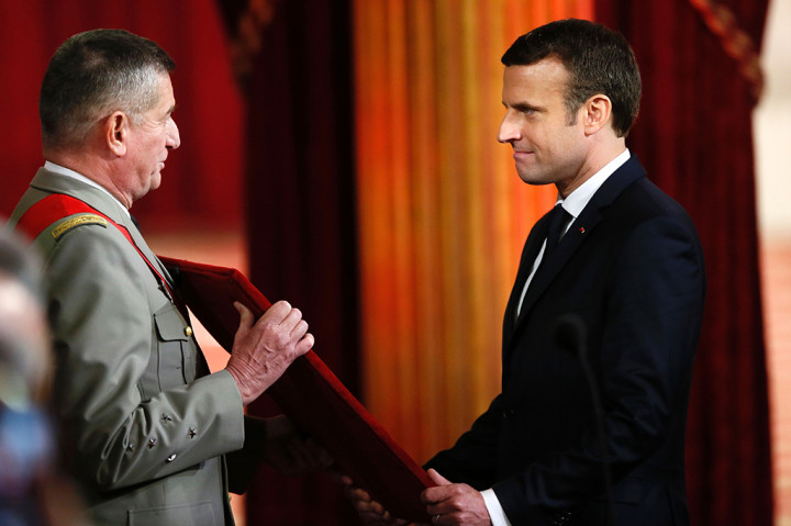 Dalam pidatonya sebagai Presiden, Macron berjanji akan membawa kembali kepercayaan diri Prancis di tengah ketidakstabilan global yang terjadi saat ini. AFP/FRANCOIS MORI