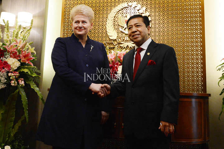 Ketua DPR RI Setya Novanto menyatakan Kunjungan Yang Mulia Presiden Lithuania Ibu Dalia Grybauskatie memiliki arti penting bagi penguatan hubungan bilateral Indonesia-Lithuania. Terlebih lagi ini merupakan kunjungan pertama Presiden Lithuania ke Indonesia.
