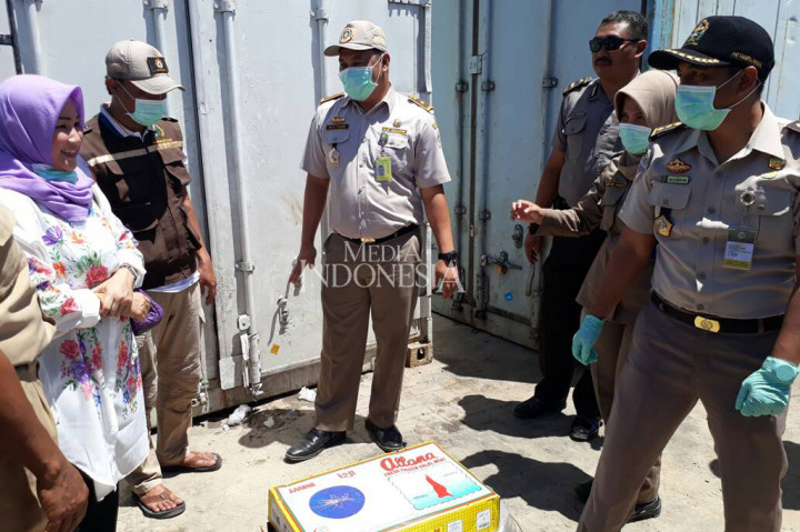 15 Ton Daging Beku Tiba di Tarakan