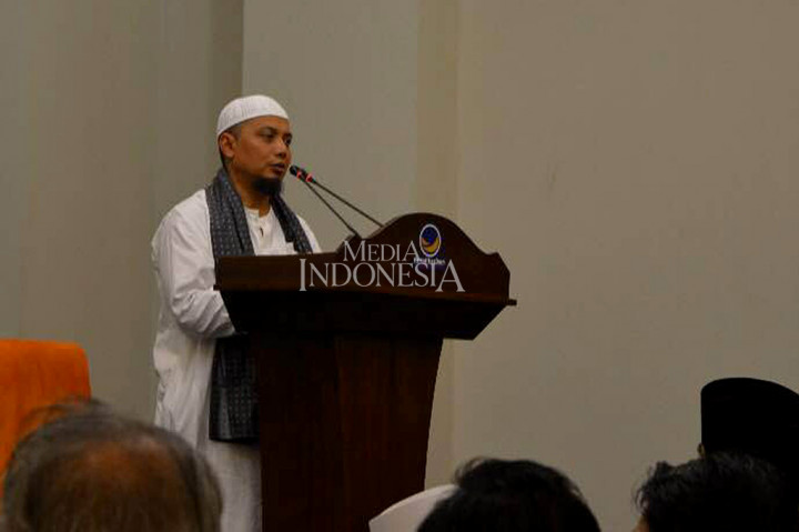 Dalam kesempatan tersebut, Ustaz Arifin juga memberikan pesan kepada masyarakat agar tak saling hujat dan mencaci. Ramadan adalah bulan yang penuh kedamaian.