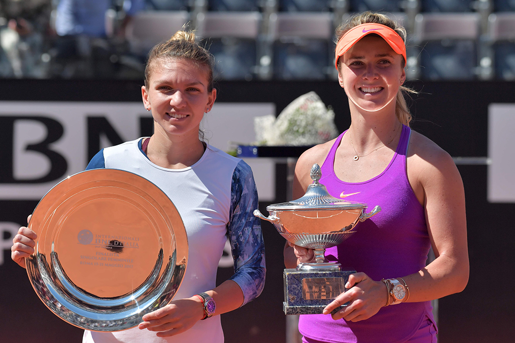 Juara Madrid Terbuka 2017 dan Svitolina terlibat dalam pertempuran sengit selama tiga set yang memakan waktu dua jam delapan menit.