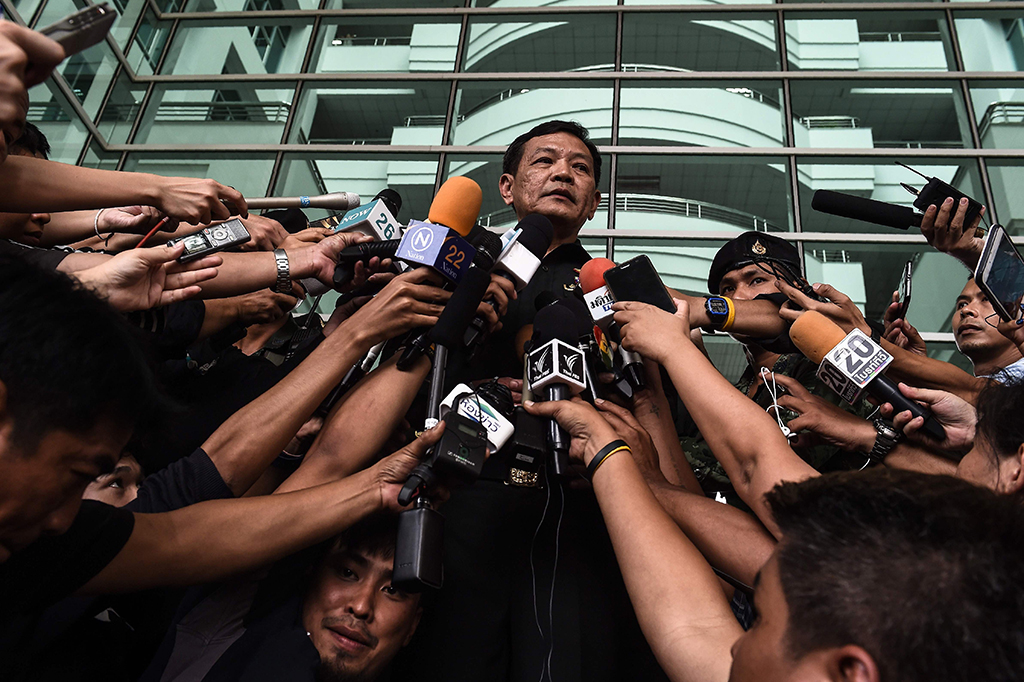 Kepolisian Thailand mengatakan sebanyak 24 orang terluka akibat kejadian ini.