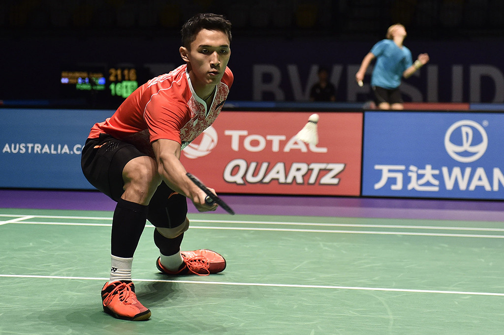 Jonatan Christie Vs Srikanth Kidambi, 15-21, 16-21.