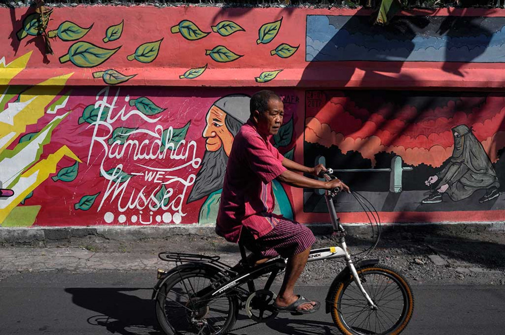 Mural Tema Ramadan di Kampung Batik Laweyan
