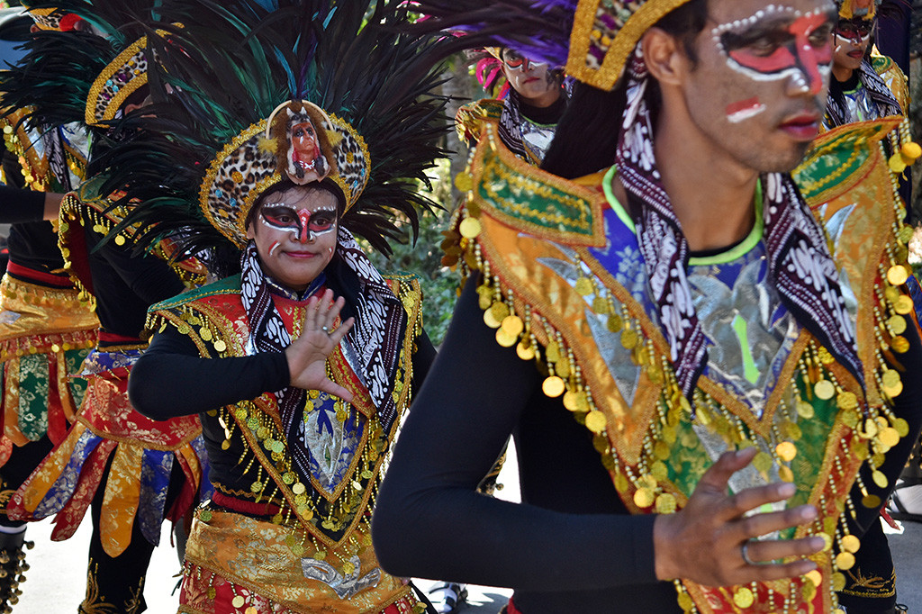 Siswa Difabel di Semarang Pentaskan Tari Topeng Ireng