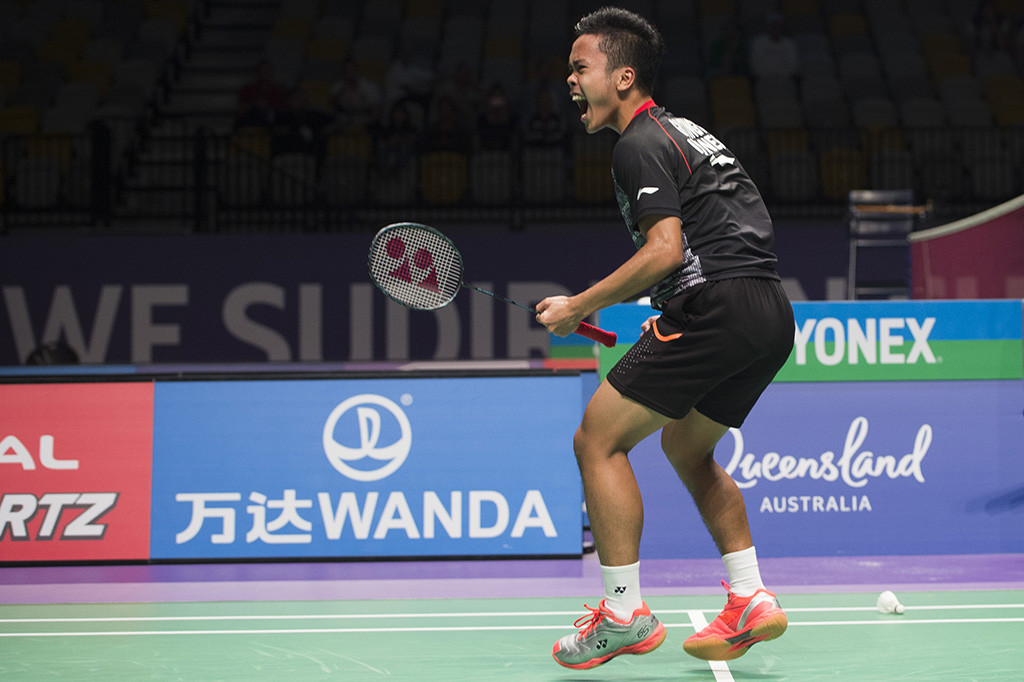 Di partai kedua, Indonesia kembali unggul 2-0 atas Denmark. Tunggal putra Merah Putih, Anthony Sinisuka Ginting berhasil mengalahkan Viktor Axelsen, melalui pertarungan tiga set dengan skor 13-21, 21-17, dan 21-14.