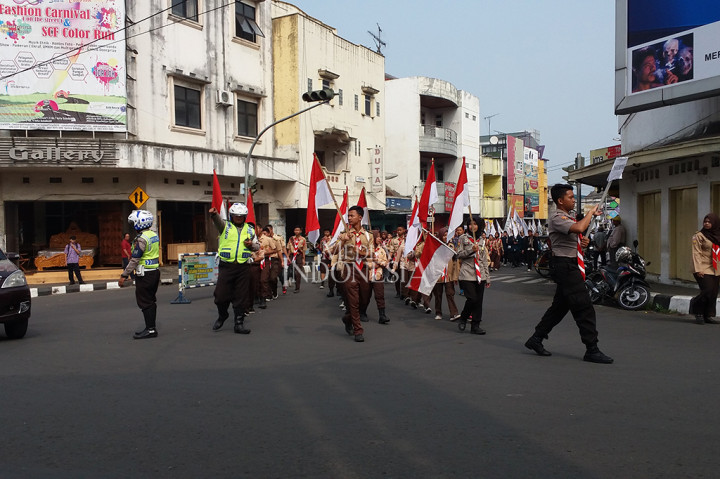 Warga Sukabumi Gelar Pawai Tarhib Sambut Ramadan