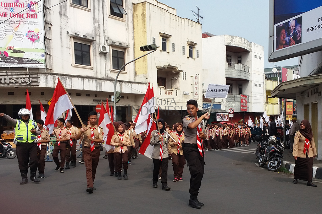 Warga Sukabumi Gelar Pawai Tarhib Sambut Ramadan