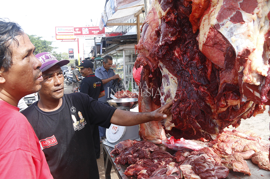 Hari Meugang, Harga Daging di Aceh Tembus Rp200 Ribu