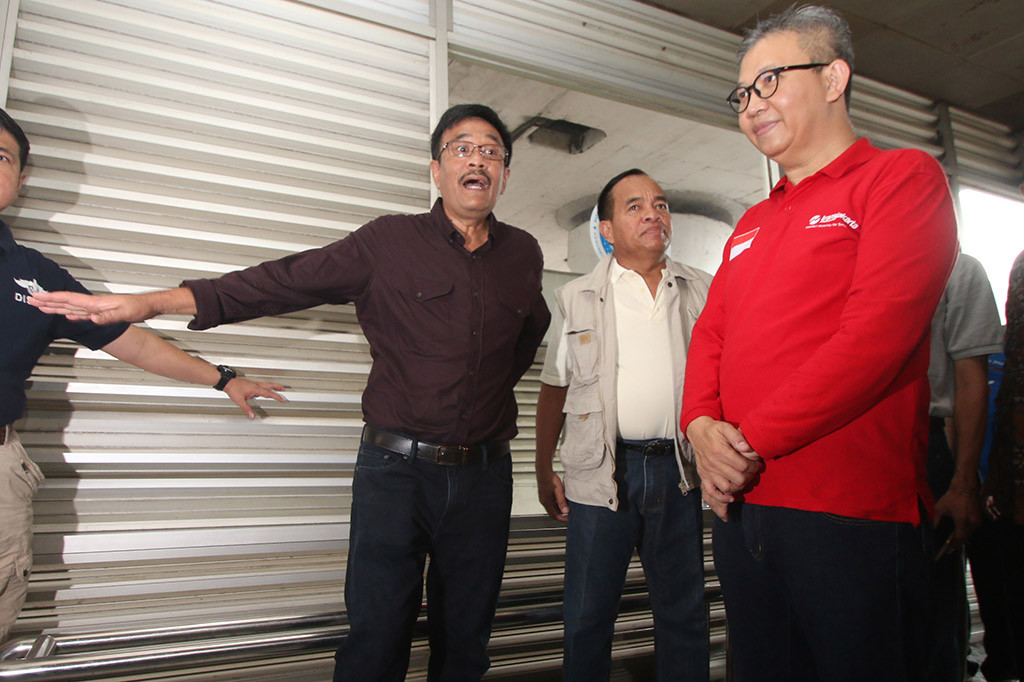 Djarot Tinjau Lokasi Bom Kampung Melayu