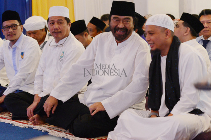 Ustaz Arifin Ilham Beri Tauziah dalam Buber Partai NasDem