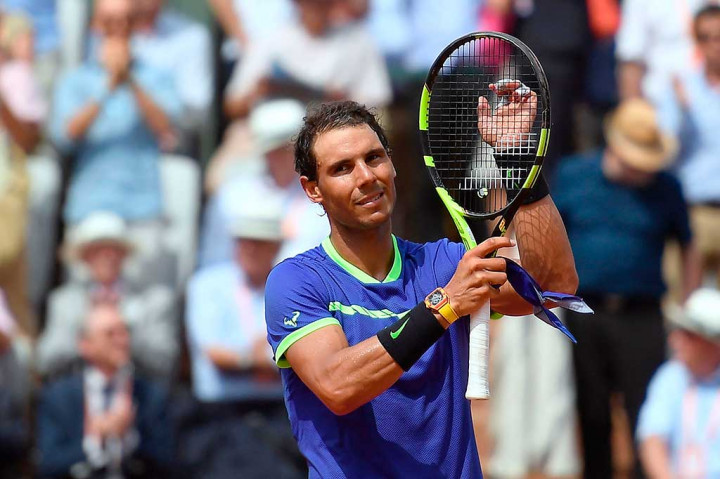 Peraih sembilan gelar Prancis Terbuka tersebut selanjutnya akan menghadapi petenis Belanda Robin Haase.