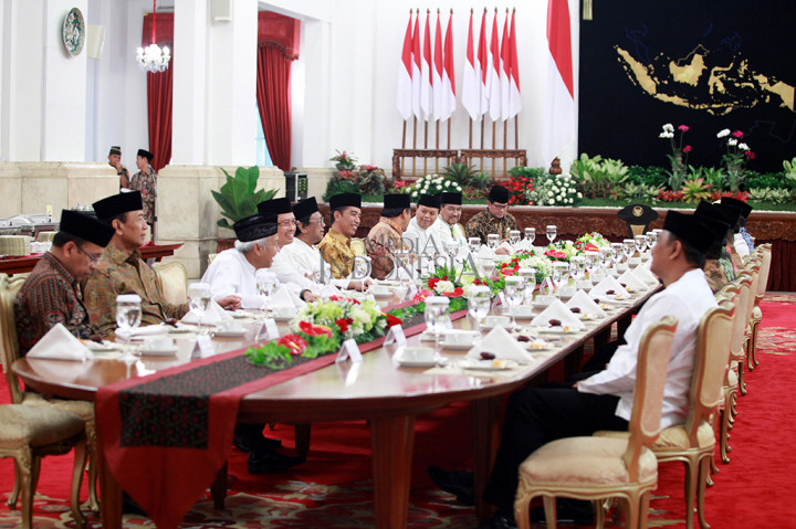 Jokowi Buka Bersama Pimpinan Lembaga Negara