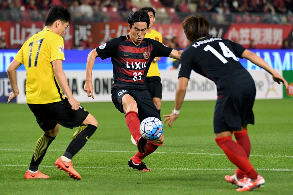 Gol Mu Kanazaki menjelang pertandingan usai memberi kemenangan hiburan bagi Kashima, namun tidak cukup untuk membawa sang juara Jepang melaju ke delapan besar untuk pertama kalinya sejak 2008.