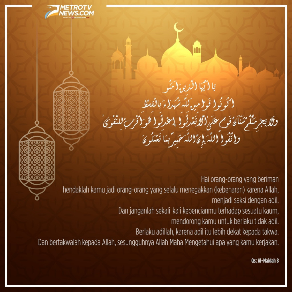 Kewajiban Berlaku Adil dan Benar