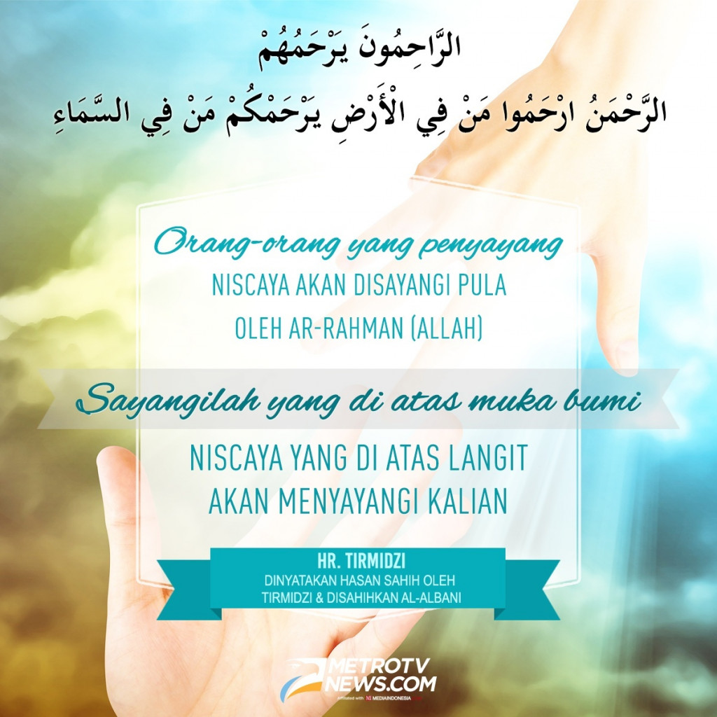 Perintah Menebar Kasih Sayang