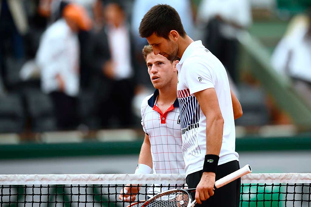 Djokovic selanjutnya akan menghadapi pemenang antara petenis Prancis Lucas Pouille atau Albert Ramos-Vinolas asal Spanyol.