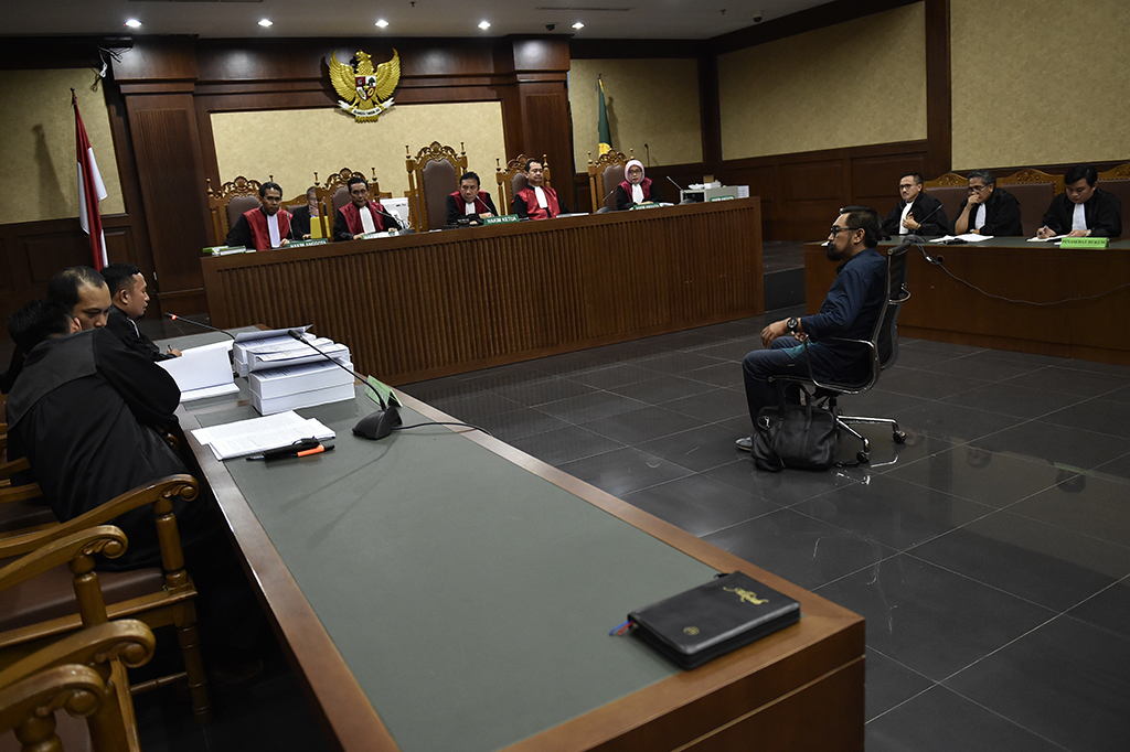 Sidang digelar di Pengadilan Tindak Pidana Korupsi (Tipikor), Jl Bungur Besar Raya, Jakarta Pusat, Rabu (7/6/2017). 