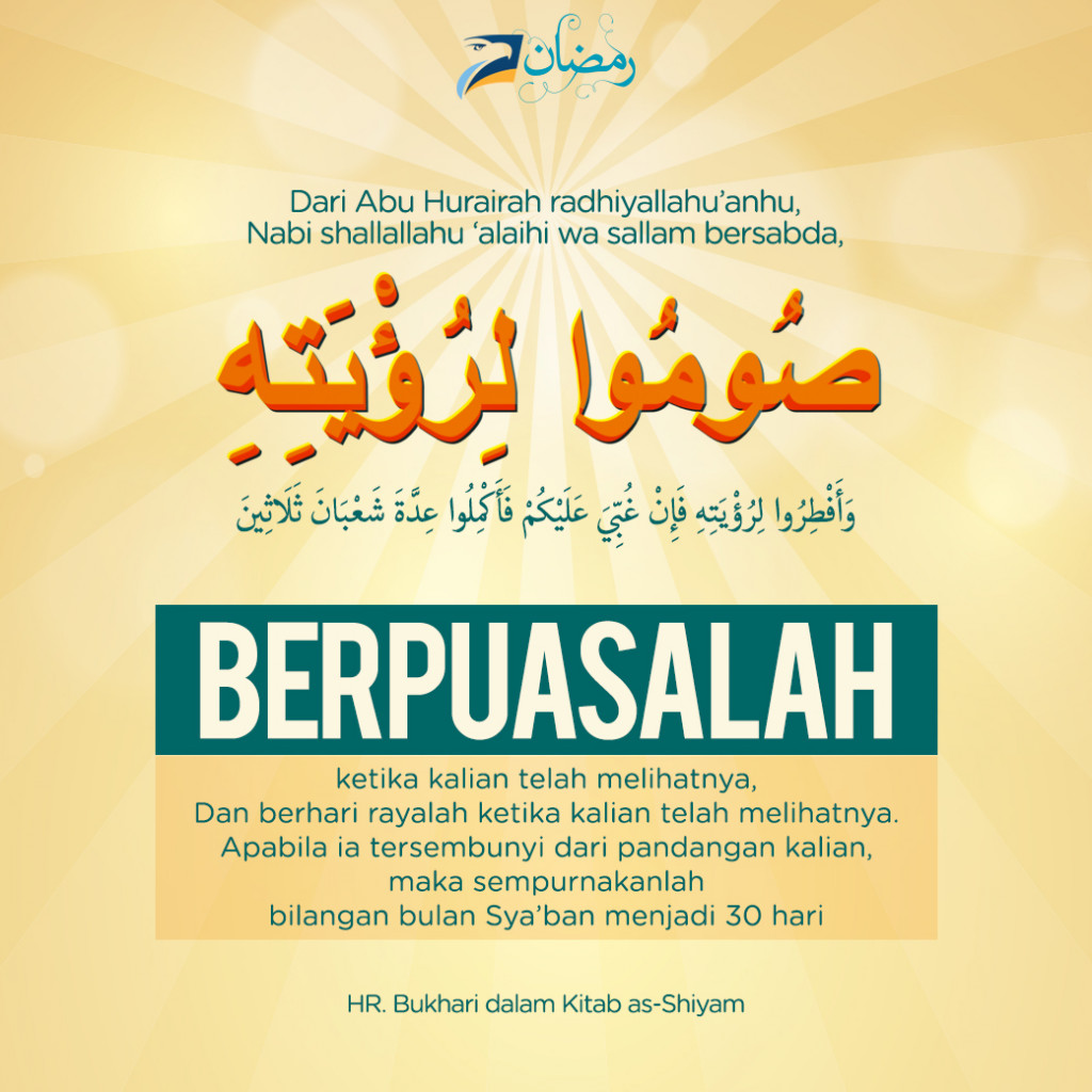 Hadits Menentukan Puasa Ramadan