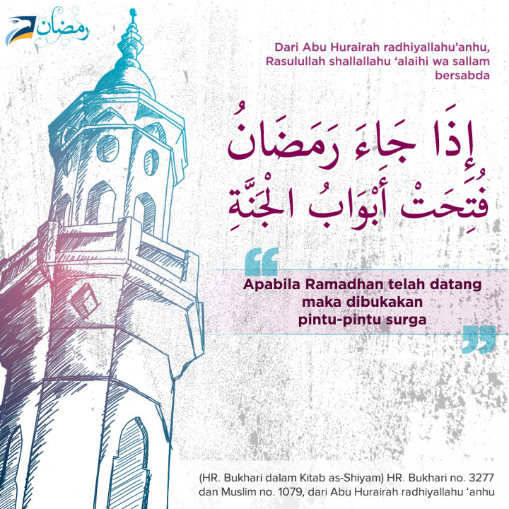 Pintu-Pintu Surga Terbuka Lebar Saat Puasa Ramadan