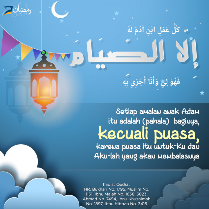 Balasan Amalan Puasa dari Allah SWT