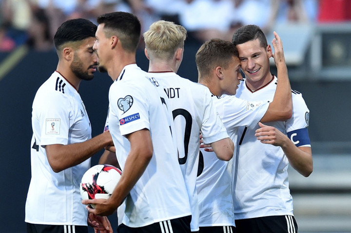 Jerman kukuh di puncak klasemen Grup C dengan 18 poin, sementara San Marino di urutan buncit dengan 0 poin.