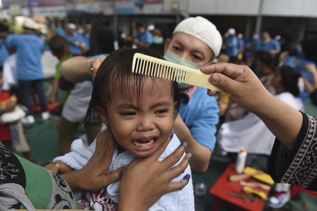 Kegiatan berbagi di bulan Ramadan tersebut diikuti sedikitnya 500 anak yatim, anak jalanan dan dhuafa.