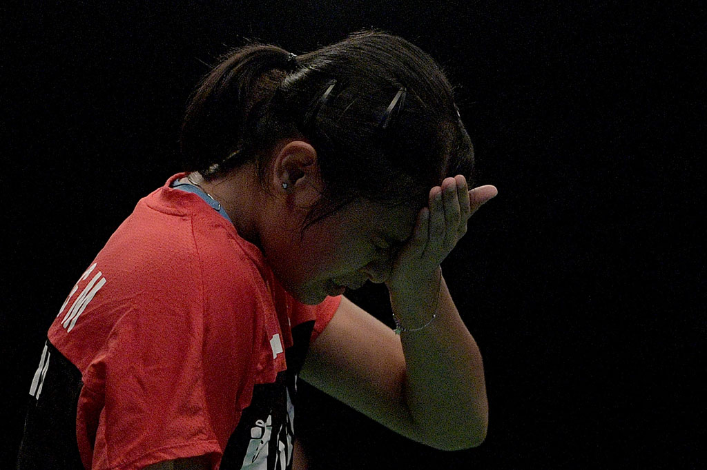 Dan tunggal putri juga tanpa wakil setelah Gregoria Mariska Tunjung dikalahkan unggulan pertema asal Taiwan, Tai Tzu Ying.