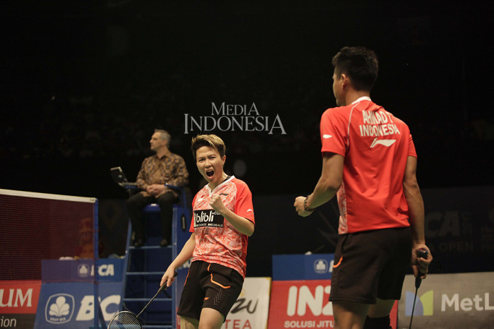 Namun, Peraih medali emas Olimpiade 2016 ini berhasil memenangkan set pertama dengan skor 22-20.