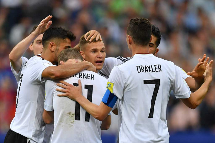 Jerman memuncaki Grup B dan di semifinal akan bertemu dengan Meksiko.