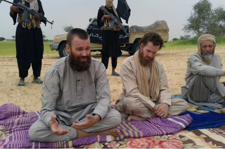 Johan Gustafsson, 42, (kiri) bersama WN Afrika Selatan Stephen McGown dan WN Belanda Sjaak Rijke diculik pada November 2011 lalu di Timbuktu, Mali utara. 