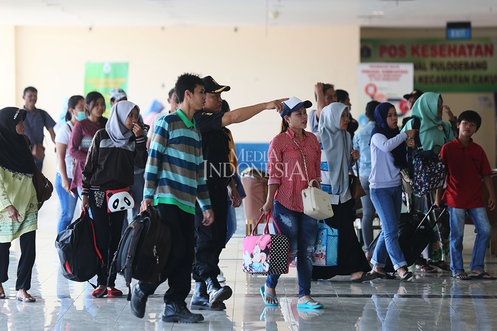 Puncak arus balik yang menggunakan bus diperkirakan pada 1 Juli 2017 dengan jumlah bus yang masuk terminal 400 hingga 500 unit armada bus dan jumlah penumpang mencapai 10.000 lebih penumpang.