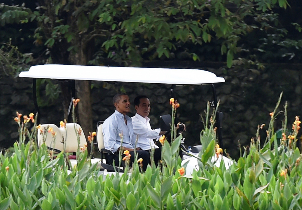 Barry adalah nama panggilan untuk Barrack Obama yang melewatkan masa kecilnya di Jakarta dan Yogyakarta. ANTARA FOTO/Puspa Perwitasari
