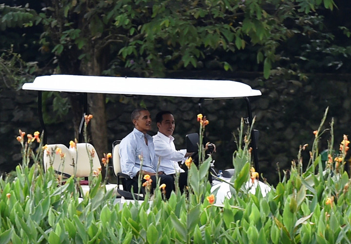 Barry adalah nama panggilan untuk Barrack Obama yang melewatkan masa kecilnya di Jakarta dan Yogyakarta. ANTARA FOTO/Puspa Perwitasari