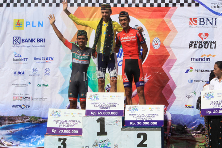 Juara II diraih oleh pebalap Iran Arvin Moazamigodarzi dan juara III pebalap Filipina Marcelo Felipe.