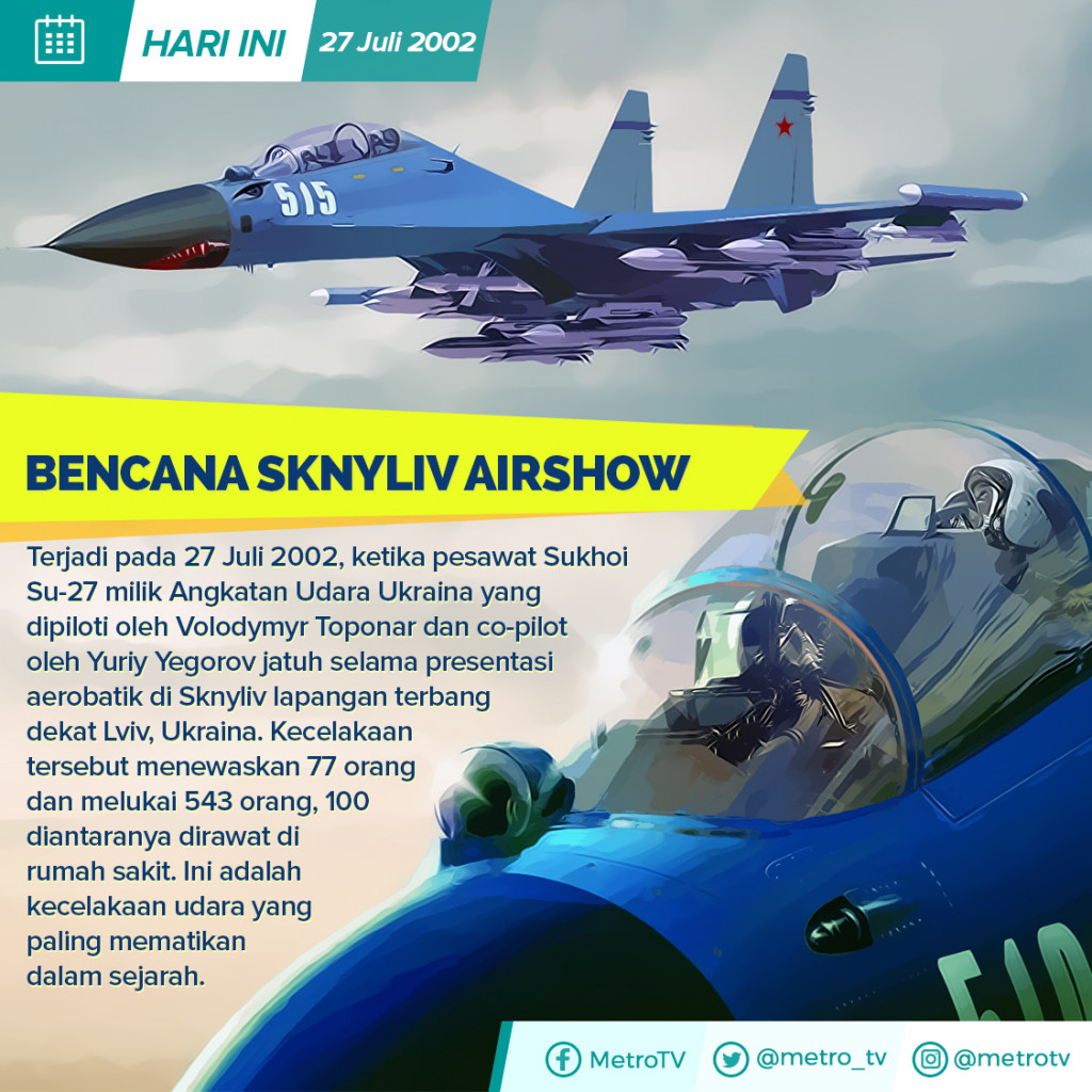 Hari ini: Bencana Sknyliv Airshow di Ukraina