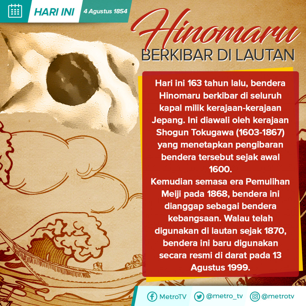 Hari Ini: Hinomaru Berkibar di Lautan